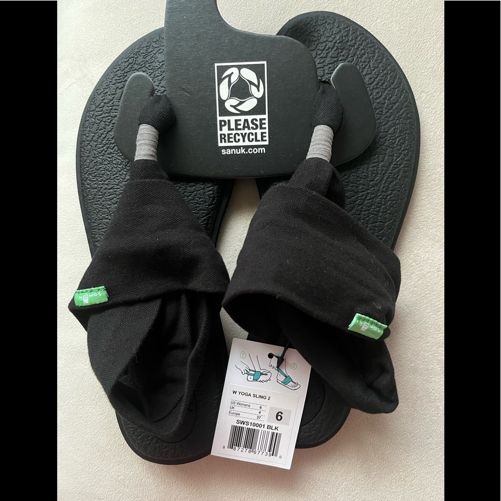 Sanuk Yoga Sling Womens Sandals SZ 6